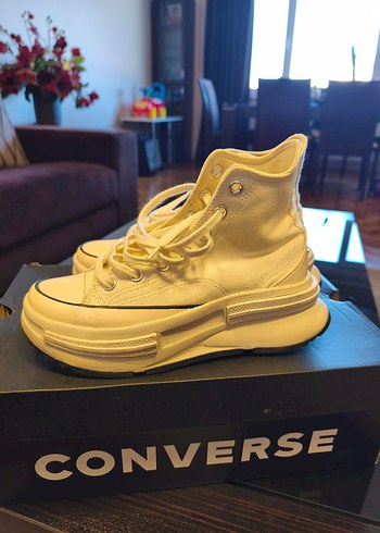 Converse Beyaz Dolgu Topuklu Kadın Spor Ayakkabı - Görsel 3