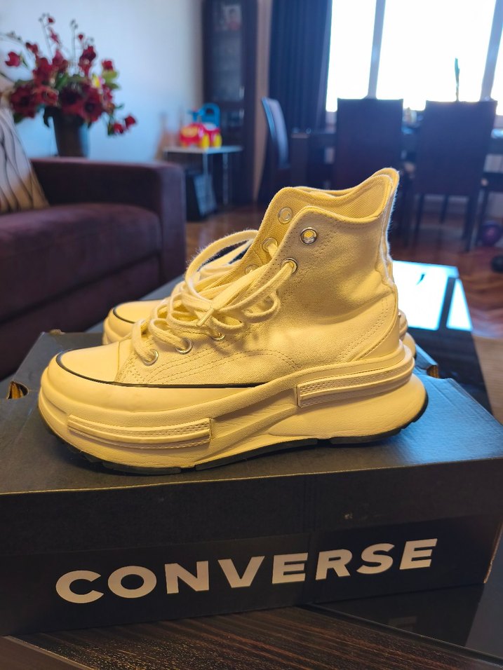 Converse Beyaz Dolgu Topuklu Kadın Spor Ayakkabı - Görsel 3