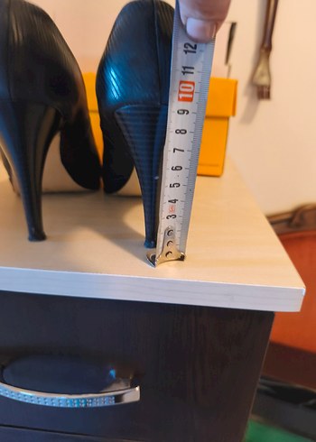 Siyah Yılan Desenli Stiletto Topuklu Kadın Ayakkabı - Görsel 10