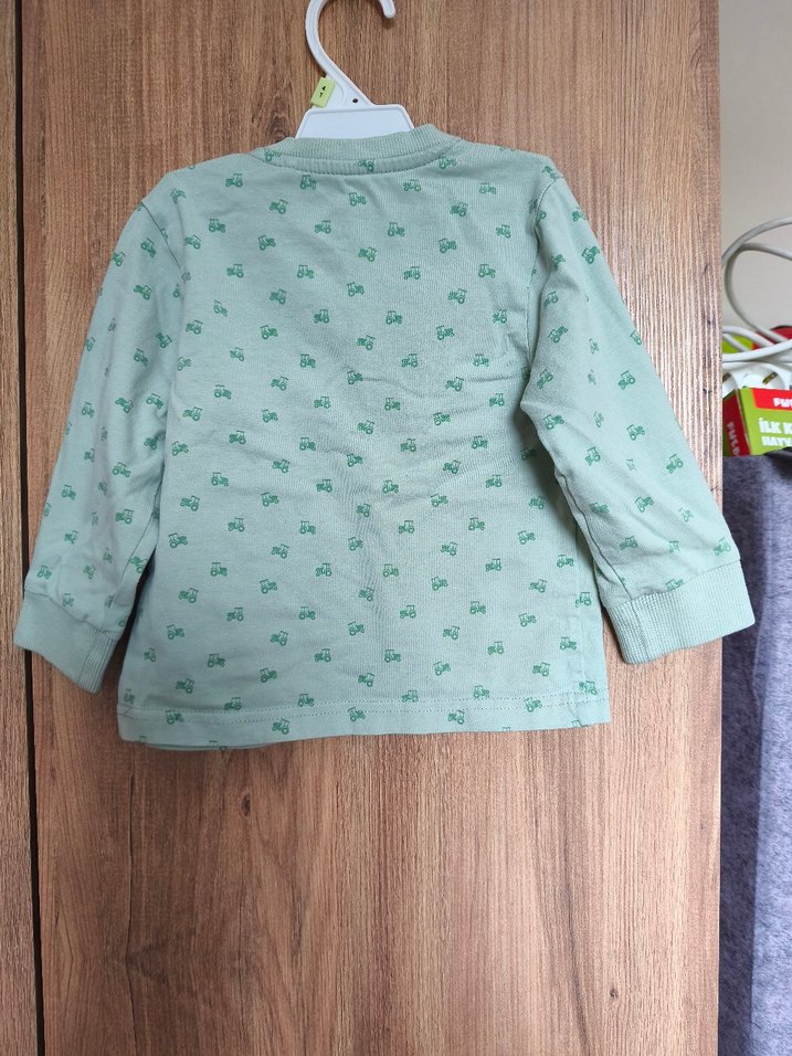 Erkek Çocuk Uzun Kollu Bisiklet Yaka Sweatshirt - Görsel 3