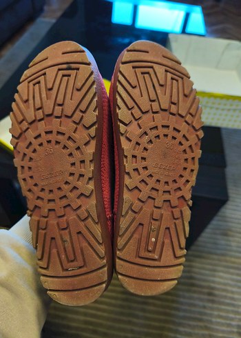 Kırmızı Yılan Desenli Kadın Yağmur Çizmesi - Görsel 6