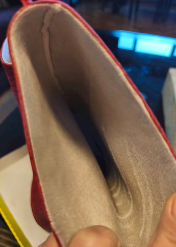 Kırmızı Yılan Desenli Kadın Yağmur Çizmesi - Görsel 5