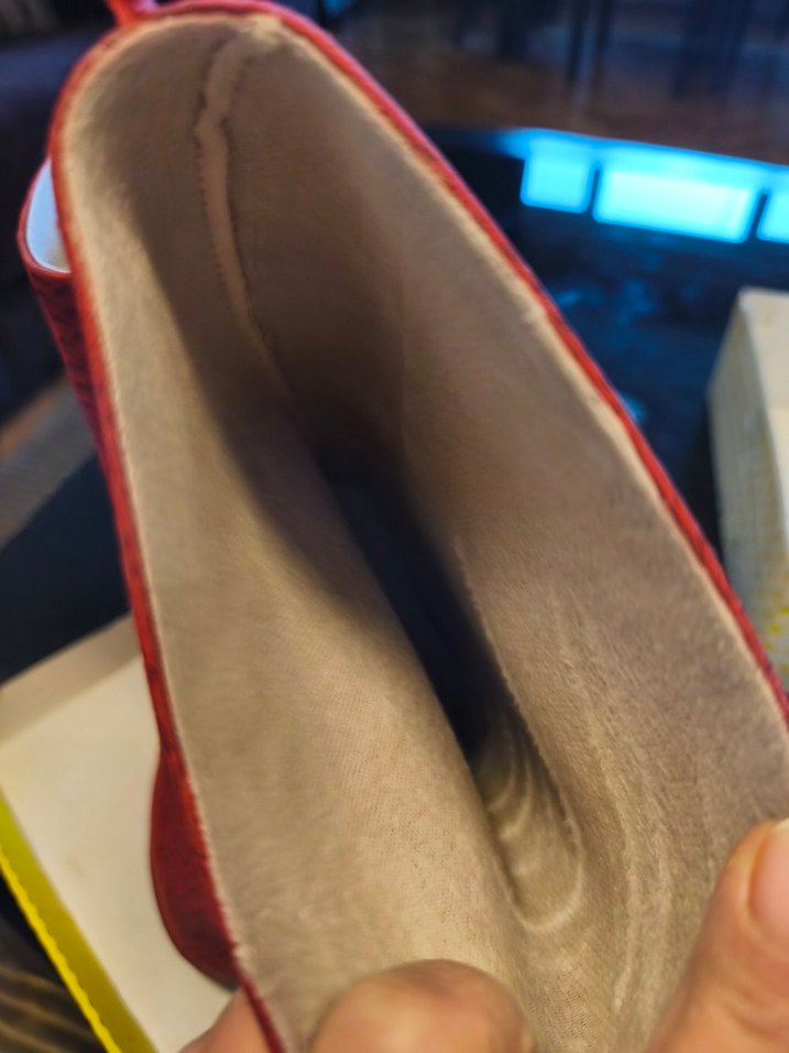 Kırmızı Yılan Desenli Kadın Yağmur Çizmesi - Görsel 5