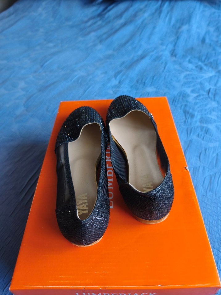 Siyah Payetli Kadın Babet - Görsel 3