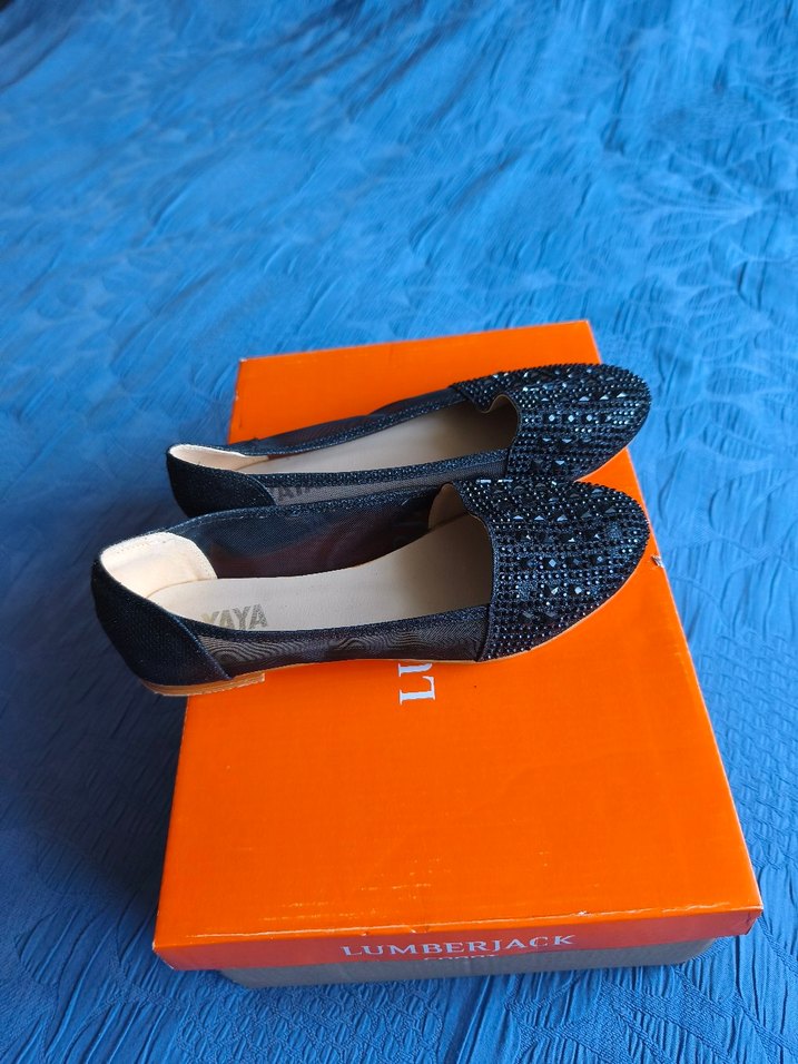 Siyah Payetli Kadın Babet - Görsel 2