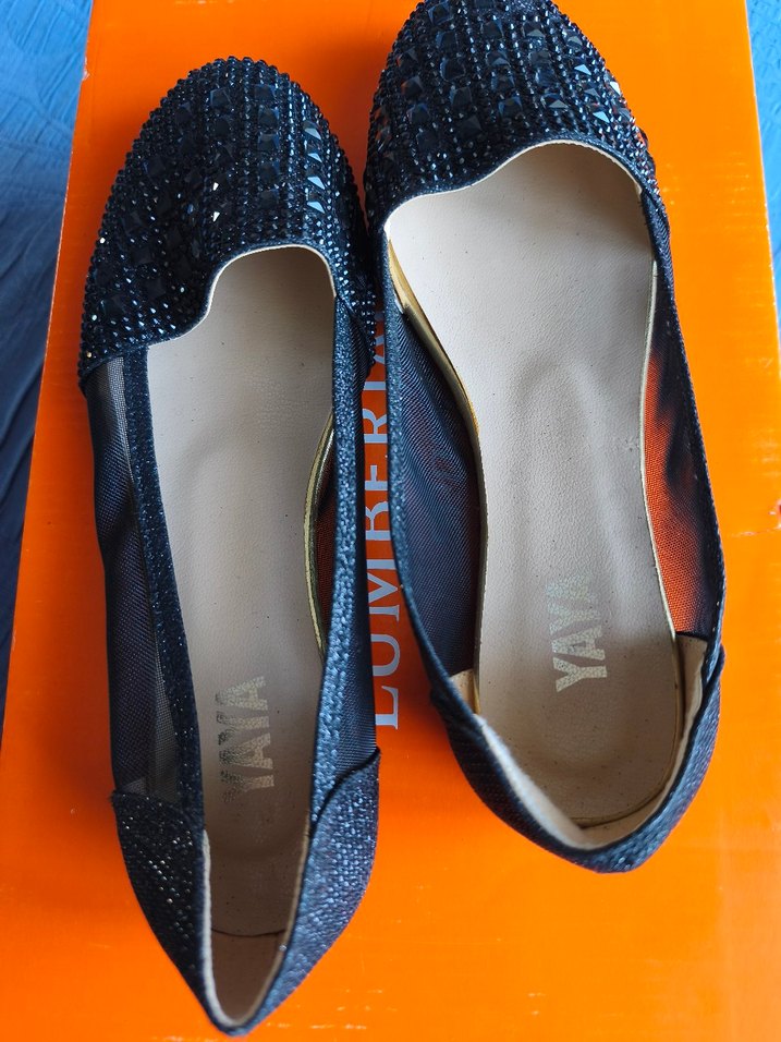 Siyah Payetli Kadın Babet - Görsel 4