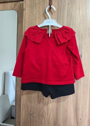 LCW Kız bebek şort etekli 3'lü takım - Görsel 8