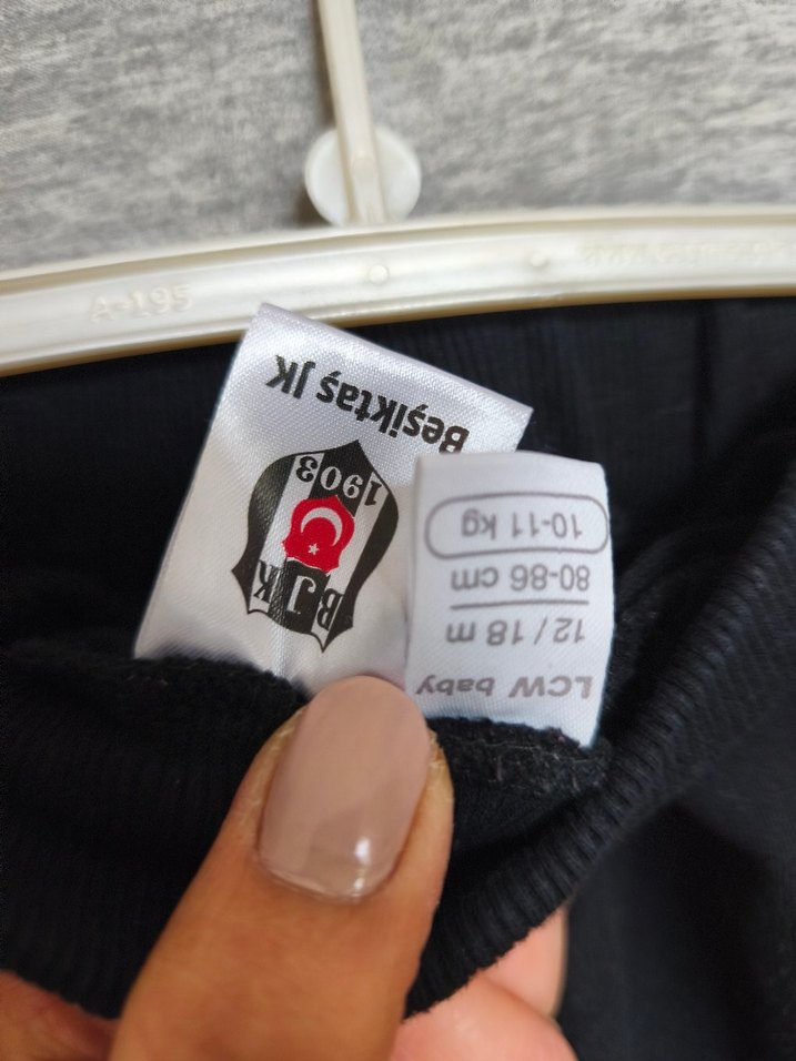 Beşiktaş Erkek Çocuk Gri Nakışlı Eşofman Takımı - Görsel 3