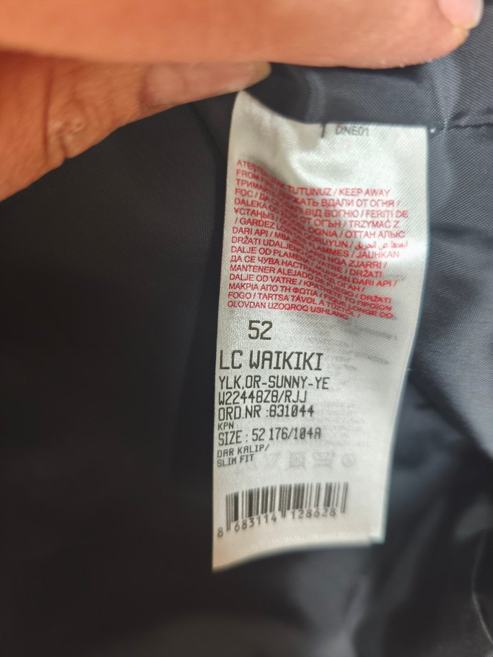 Erkek Gri Düğmeli Kolsuz Yelek - Görsel 5