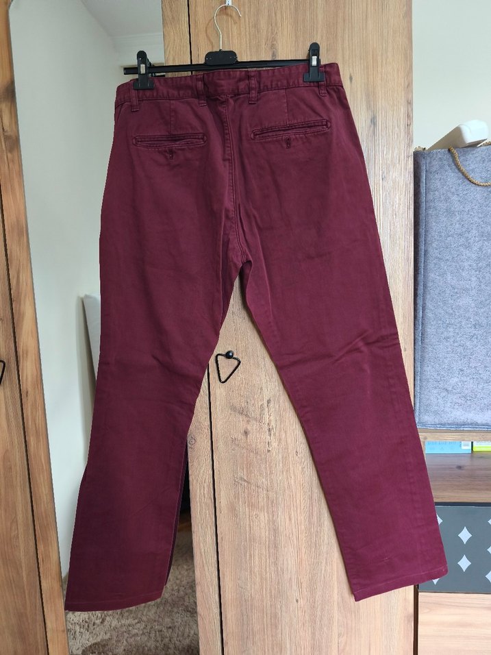 Bordo Pamuklu Erkek Pantolon - Görsel 2