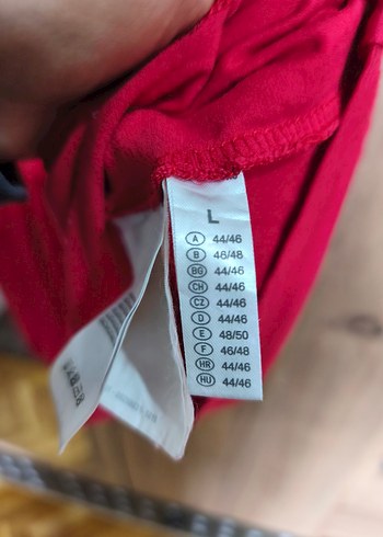 Kırmızı Pamuklu Bohem Kısa Kollu Bluz - Görsel 5