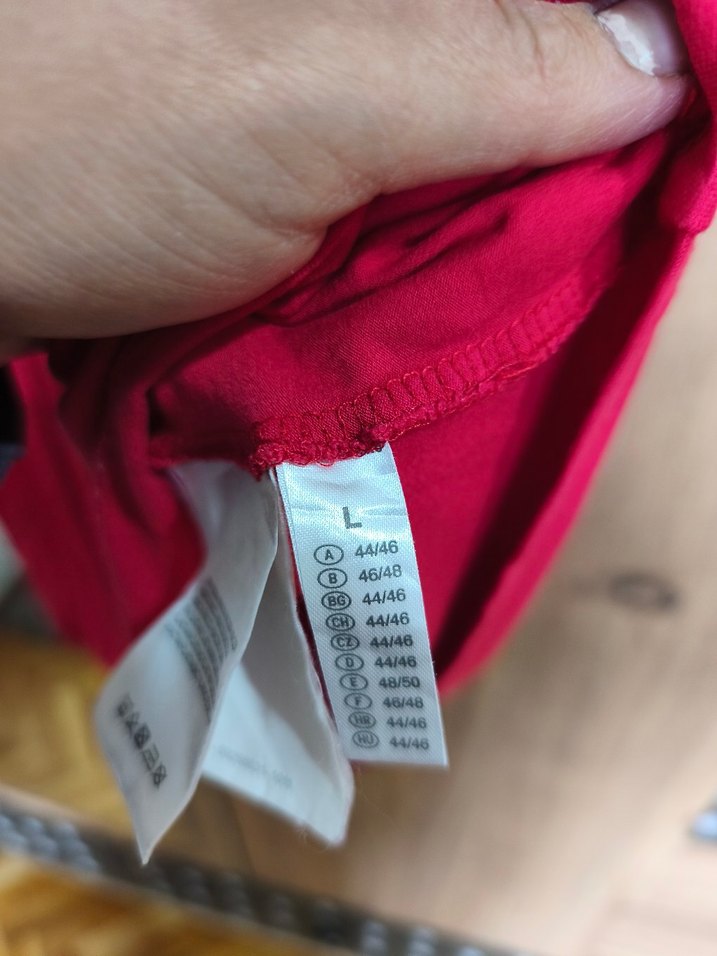 Kırmızı Pamuklu Bohem Kısa Kollu Bluz - Görsel 4