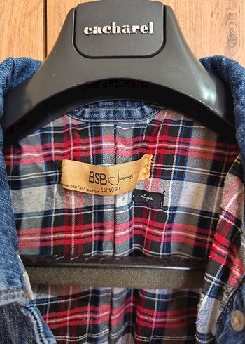 Düğmeli Mavi Kadın Denim Ceket - Görsel 3