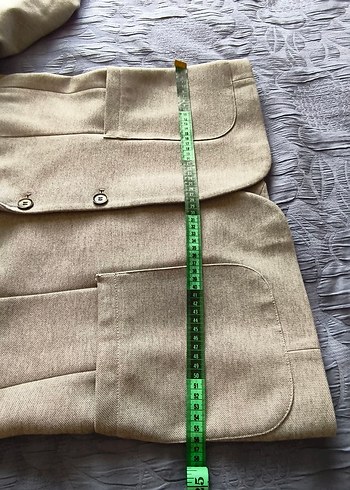 Gri Düğmeli Erkek Ceket - Görsel 8