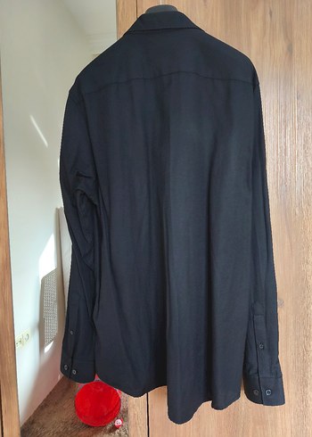 Siyah Erkek Gömlek - Görsel 2