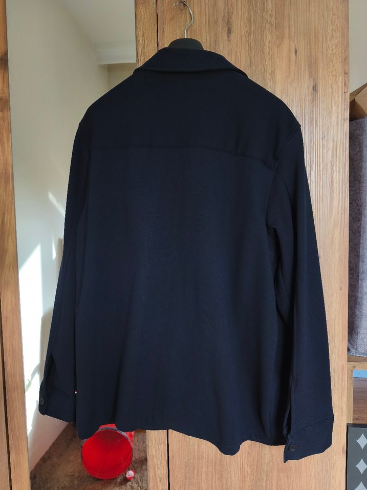 Düğmeli Lacivert Erkek Gömlek - Görsel 2