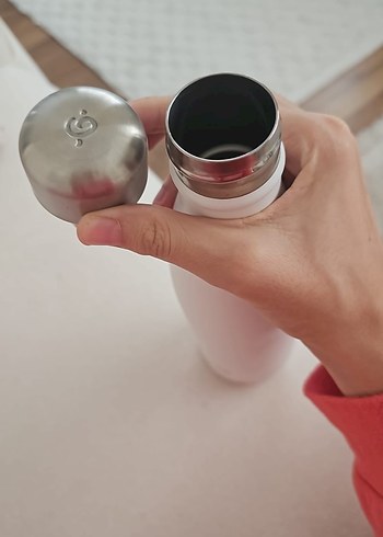 Qwetch 0.50 lt Beyaz Çelik Şişe - Görsel 2