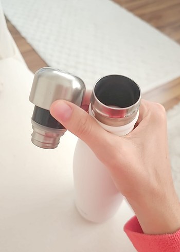 Qwetch 0.50 lt Beyaz Çelik Şişe - Görsel 3