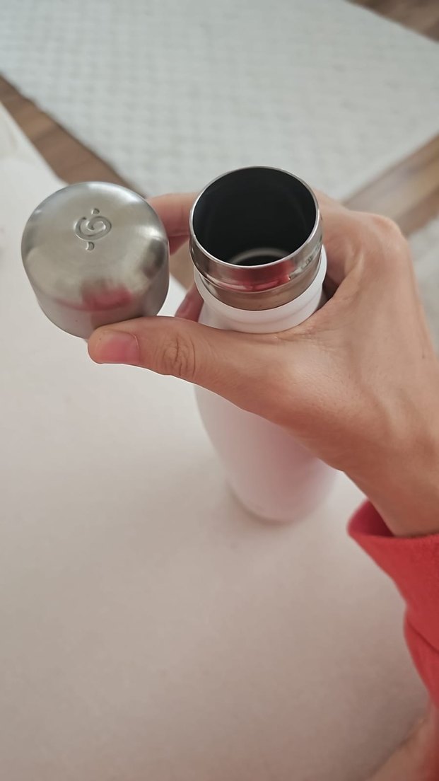 Qwetch 0.50 lt Beyaz Çelik Şişe - Görsel 2