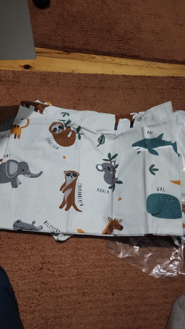 Baskılı Gri Çocuk Nevresim+2 Yastık Kılıfı - Görsel 4