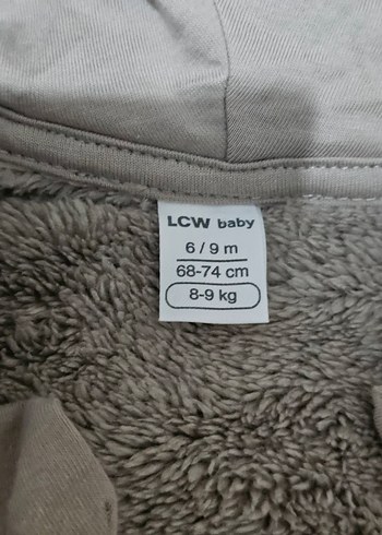 LCW Unisex (6-9 ay) Vizon Renk Ayaklı Bebek Tulum - Görsel 4
