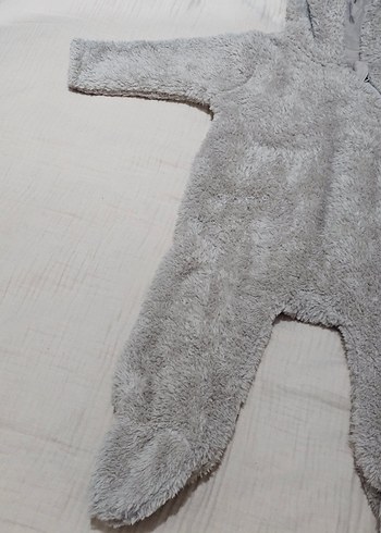 LCW Unisex (6-9 ay) Vizon Renk Ayaklı Bebek Tulum - Görsel 6