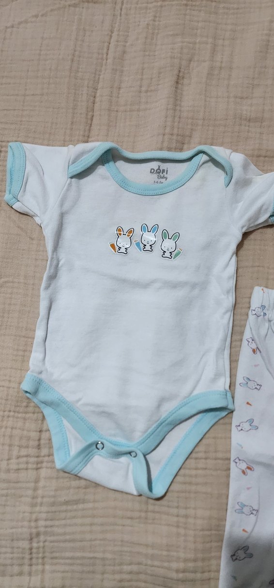 Unisex Tavşanlı (3-6 ay)  Takım - Görsel 2