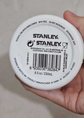 Stanley Beyaz  Termosu 250 mL - Görsel 2