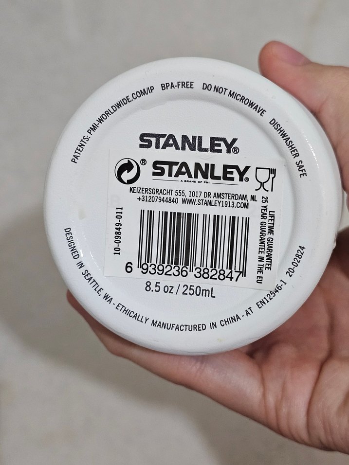 Stanley Beyaz  Termosu 250 mL - Görsel 2