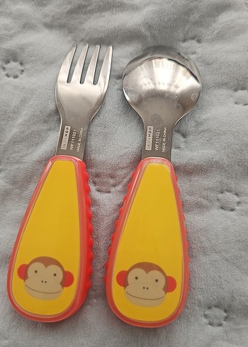Skip Hop Çocuk Maymun  Çatal-Kaşık Seti - Görsel 2