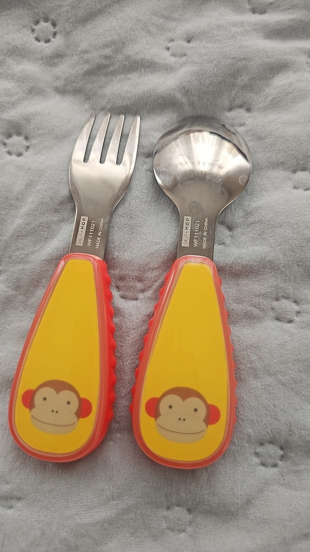 Skip Hop Çocuk Maymun  Çatal-Kaşık Seti - Görsel 2