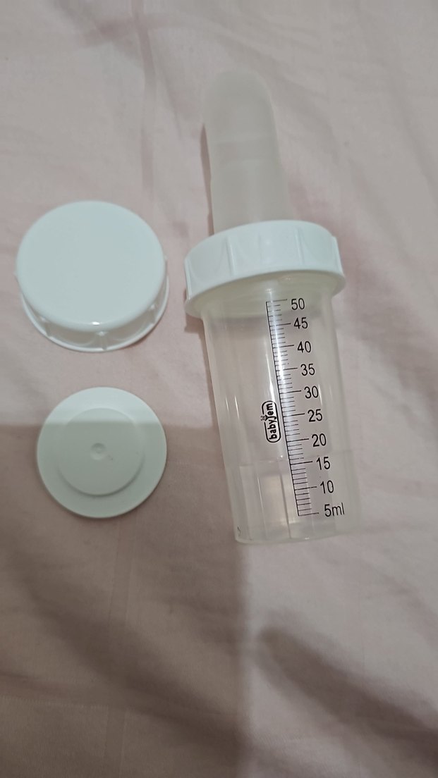 Babyjem Kaşık Biberonu Beyaz - Görsel 2