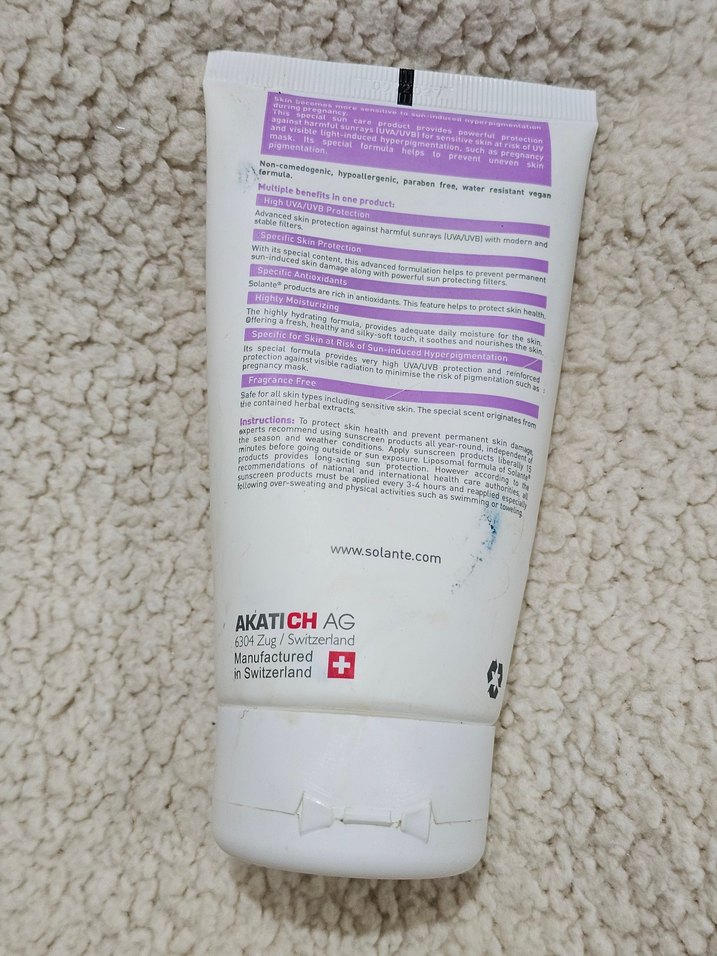 Solante Pregna SPF 50+ Hamile Güneş Kremi-150 mL - Görsel 2