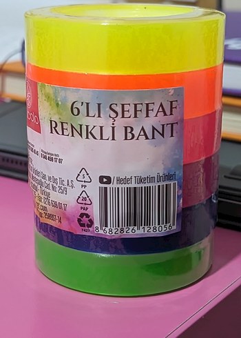 Renkli Bant Seti 6'lı - Görsel 2