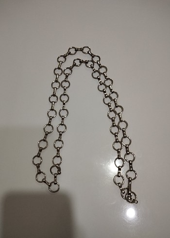 Gri Zincir Detaylı Kadın Vücut Zinciri - Görsel 2