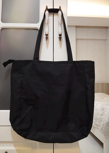 Nike Siyah Fermuarlı Kadın Tote Çanta - Görsel 2