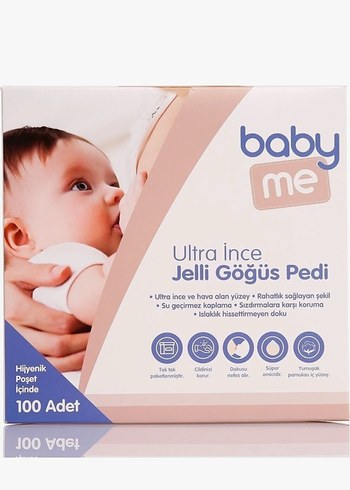 Baby Me Ultra İnce Jelli Göğüs Pedi Mavi - Görsel 3