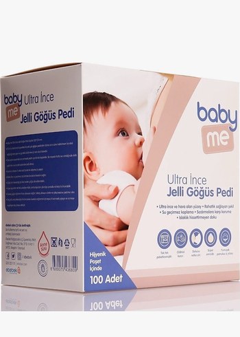 Baby Me Ultra İnce Jelli Göğüs Pedi Mavi - Görsel 2