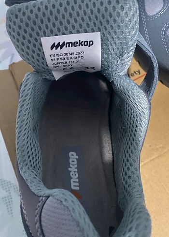 Gri Erkek iş ayakkabısı - Görsel 3