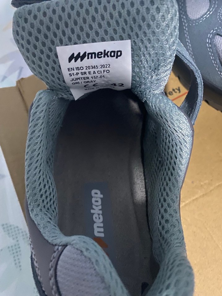 Gri Erkek iş ayakkabısı - Görsel 3