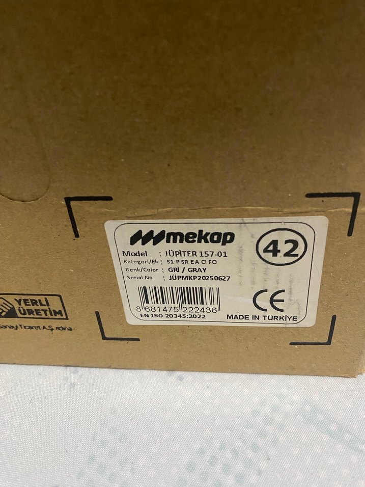 Gri Erkek iş ayakkabısı - Görsel 5