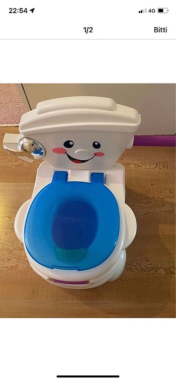 Fisher price eğitici tuvalet (lazımlık)