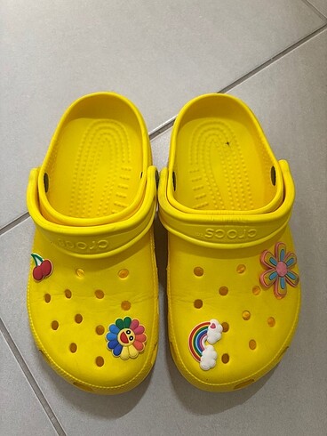 36 Beden sarı Renk Orjinal crocs 36-37 no
