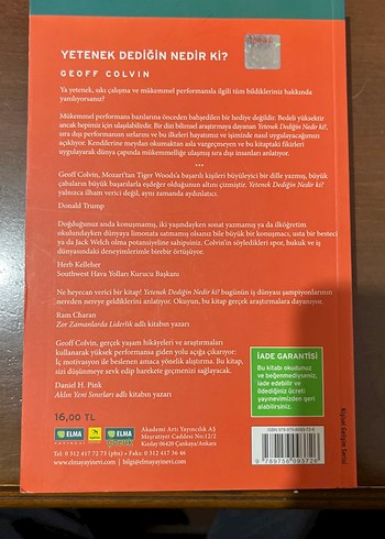 Yetenek Dediğin Nedir Ki? - Geoff Colvin - Görsel 2