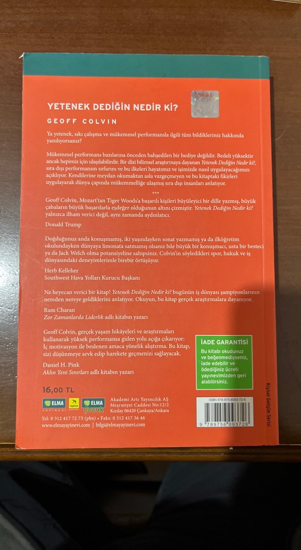 Yetenek Dediğin Nedir Ki? - Geoff Colvin - Görsel 2