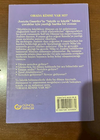 Orada Kimse Var mı? - Jostein Gaarder - Görsel 2
