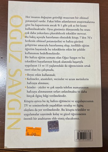 Beyin Gücünü Geliştirme - Hafıza Teknikleri Kitabı - Görsel 2