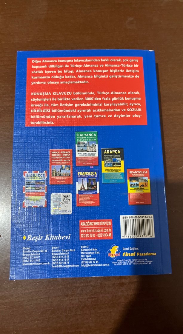 Almanca Konuşma Kılavuzu, Dilbilgisi ve Sözlük - Görsel 2