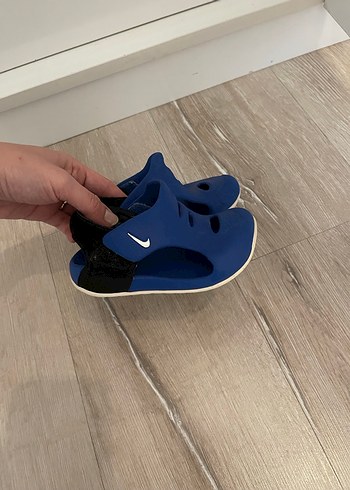 Erkek Çocuk Mavi Cırtlı ayakkabı - Görsel 3