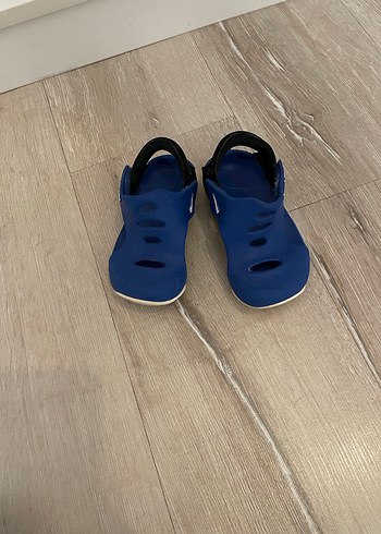 Erkek Çocuk Mavi Cırtlı ayakkabı - Görsel 2
